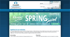 Desktop Screenshot of cadm.org